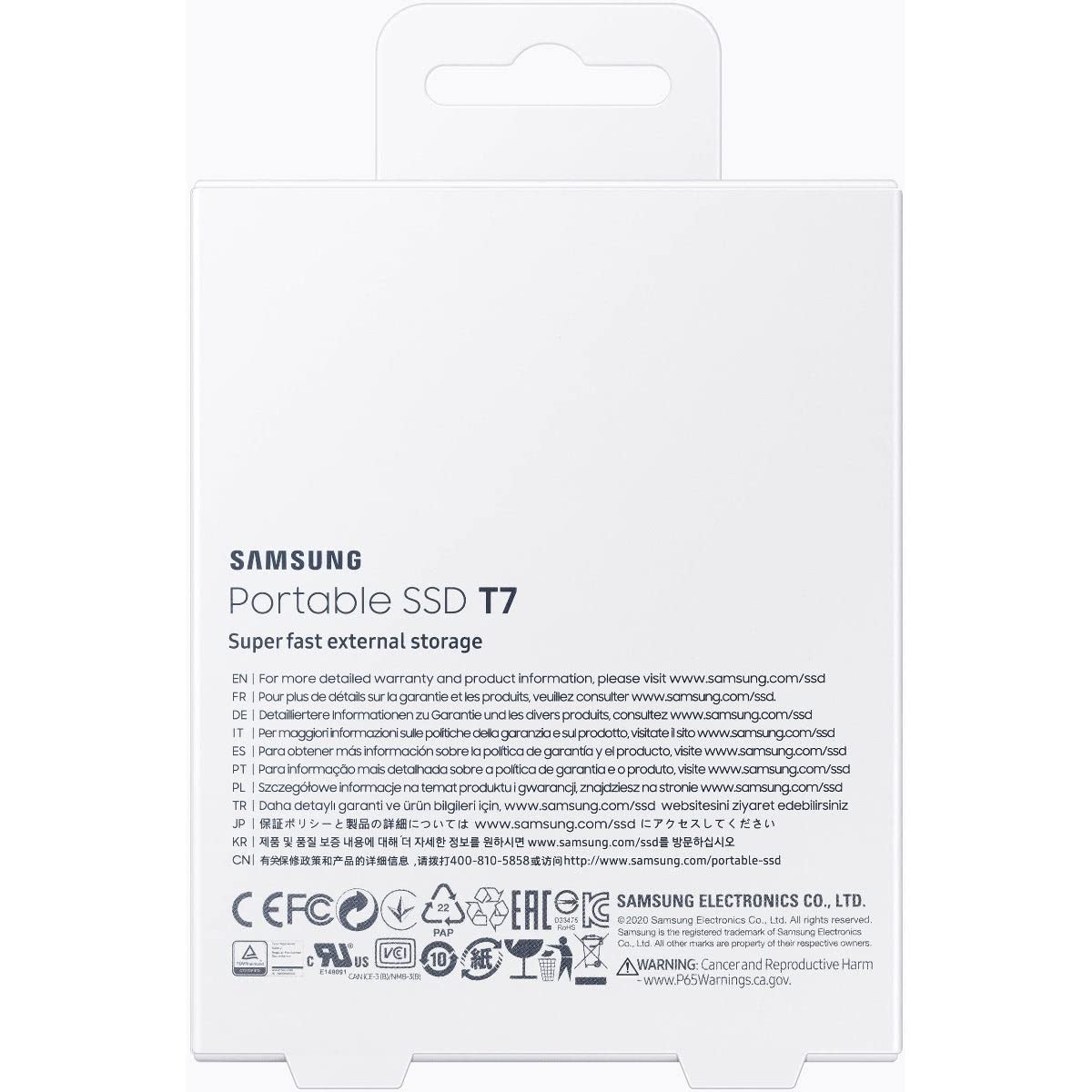 Samsung T7 Portable Ssd   1 Tb   Usb 3.2 Gen.2 Externe Ssd Titan Gray (Mu Pc1T0T/Ww)