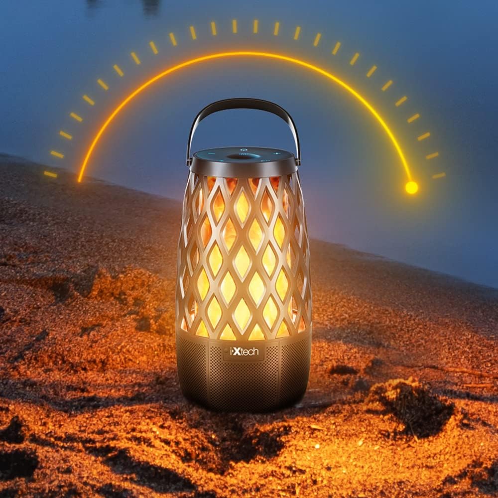 Ixtech Outdoor Bluetooth Speaker Waterproof Wireless Upgraded Portable ...