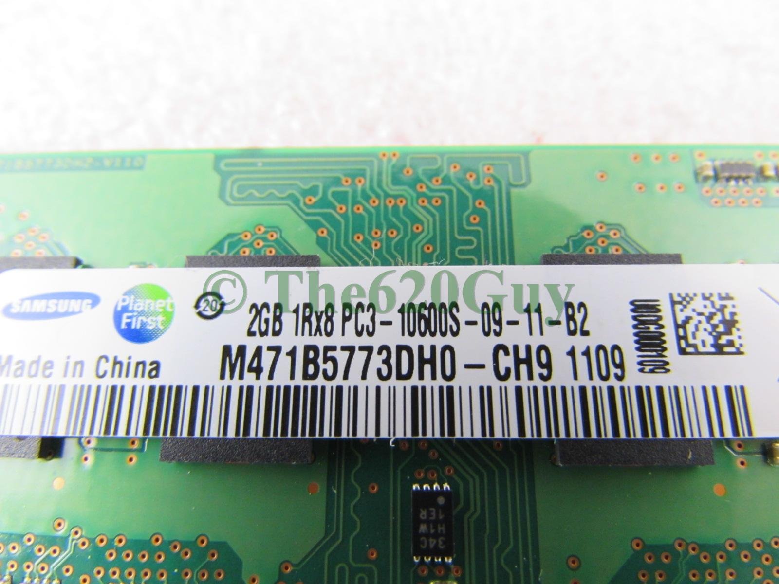 Samsung 4Gb 2 X 2Gb Pc3 10600S Ddr3 1333 S0Dimm Laptop Memory Kit