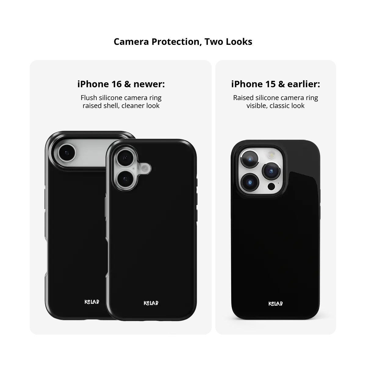 Solid Black | Minimalist Black iPhone Case