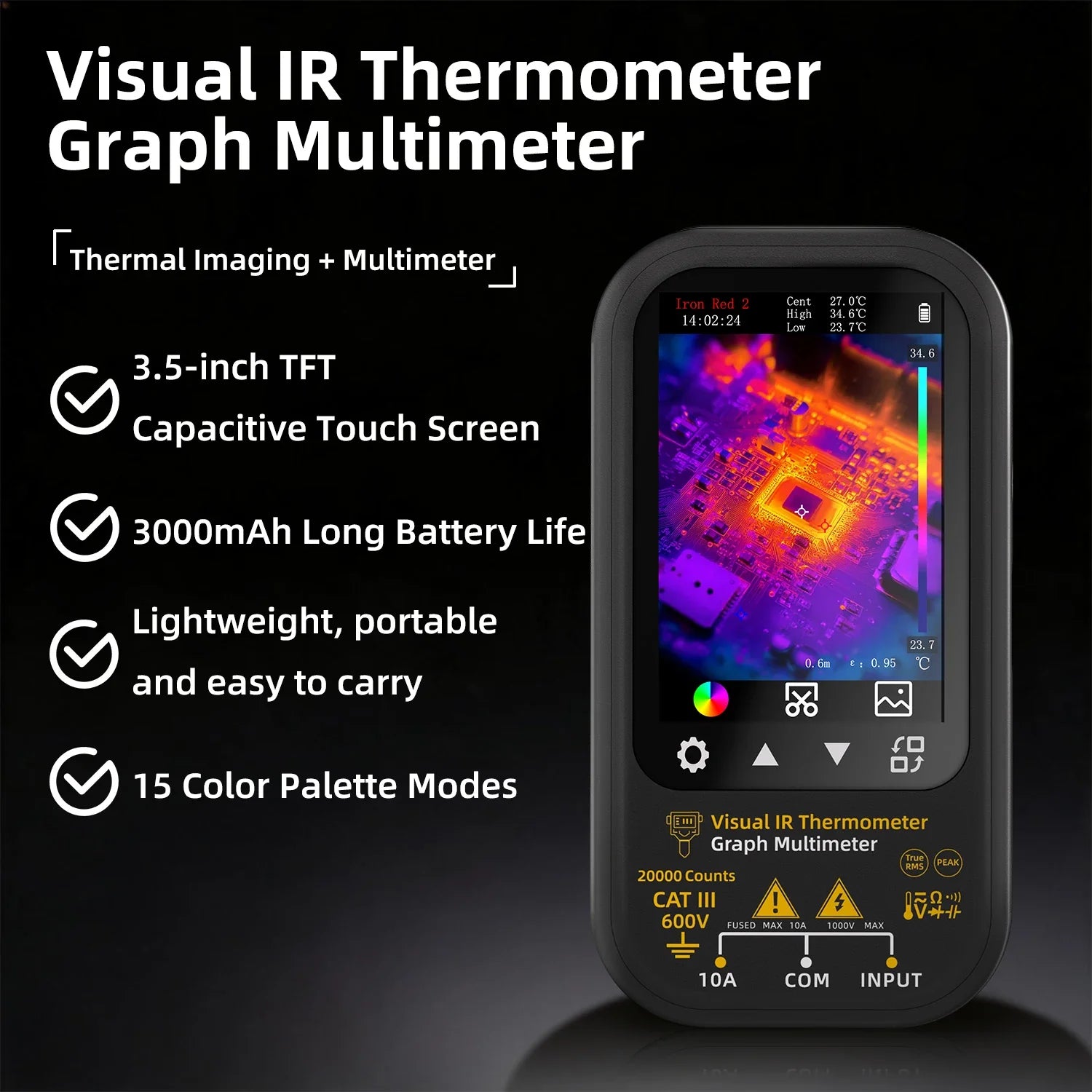 BSIDE SH6 Thermal Imager Digital Multimeter