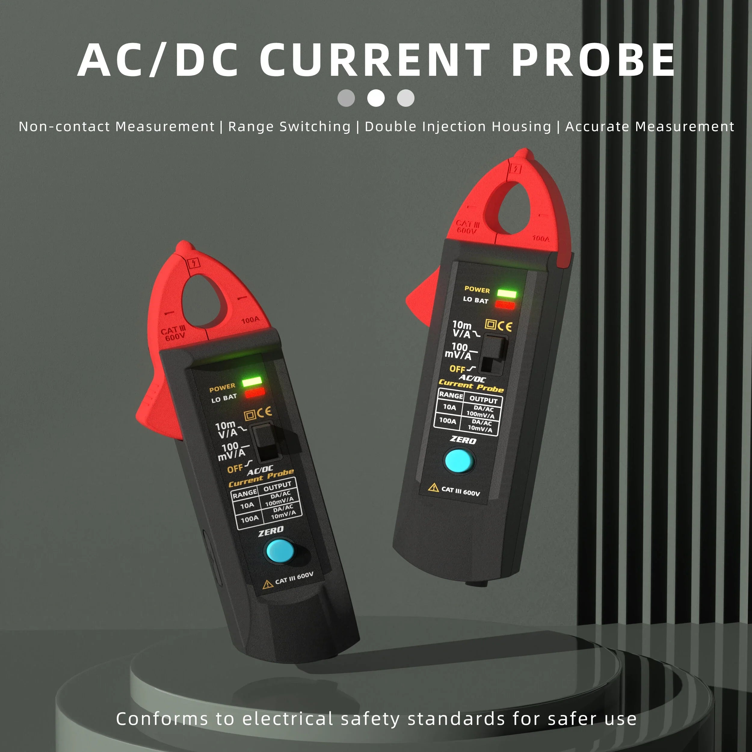 BSIDE UP1 AC/DC Current Probe Clamp for Oscilloscope
