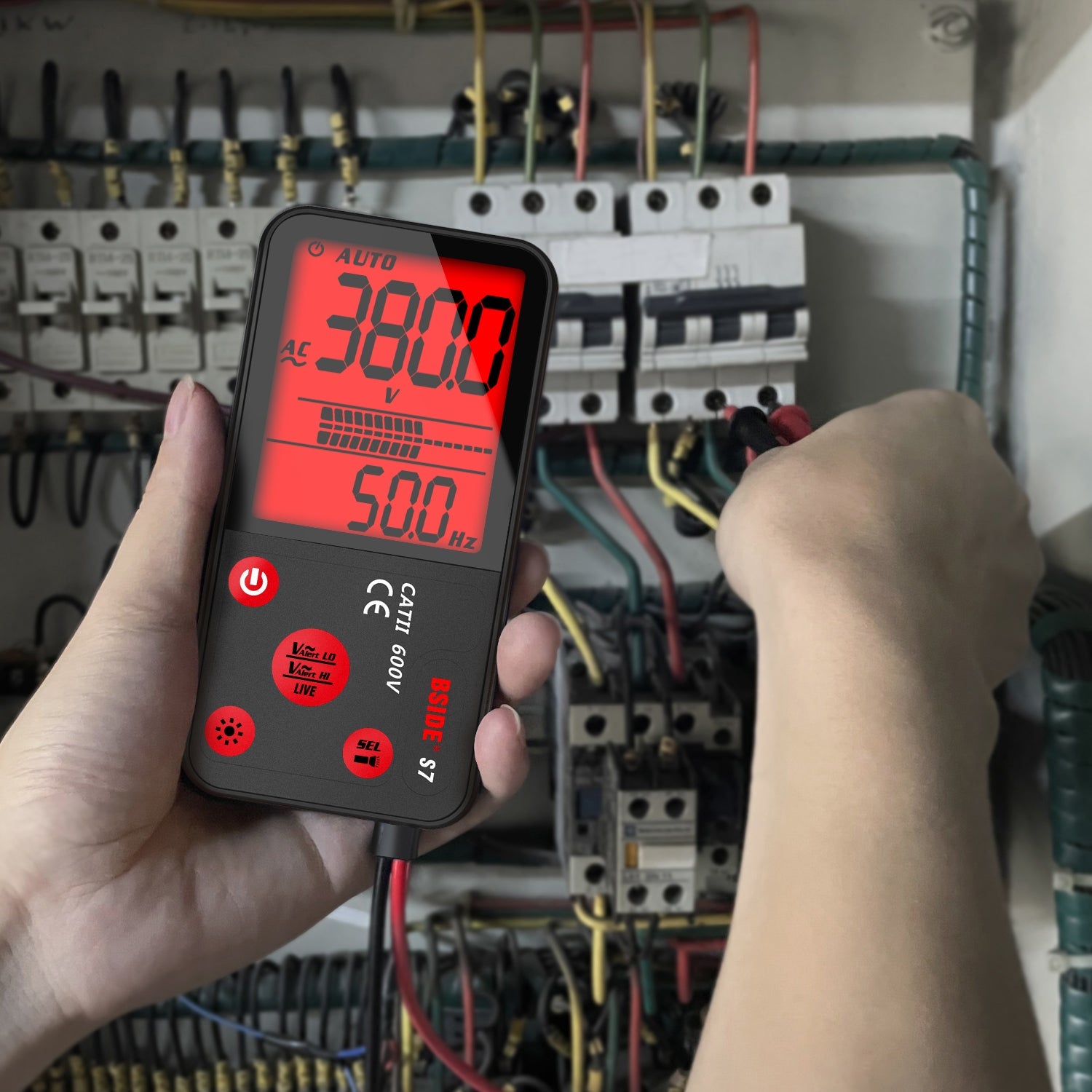 BSIDE S7 Smart USB Digital Multimeter True RMS Auto Range Voltage Current Tester