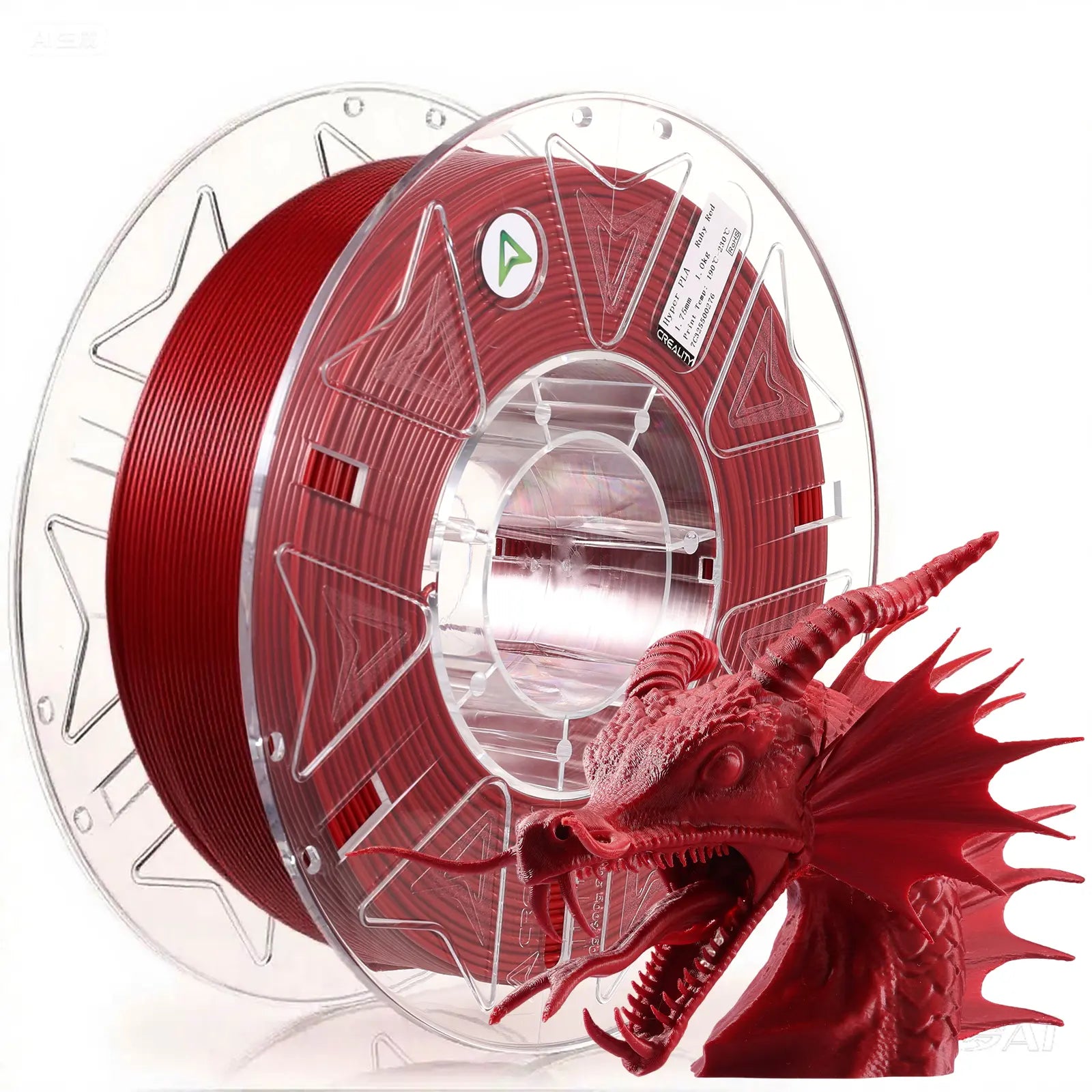 Creality Hyper RFID PLA Filament 1.75mm, 3D Printer Filament for High Speed 30-600mm/s Support CFS, 2.2 LBS (1KG) Spool, Dimensional Accuracy +/- 0.03mm
