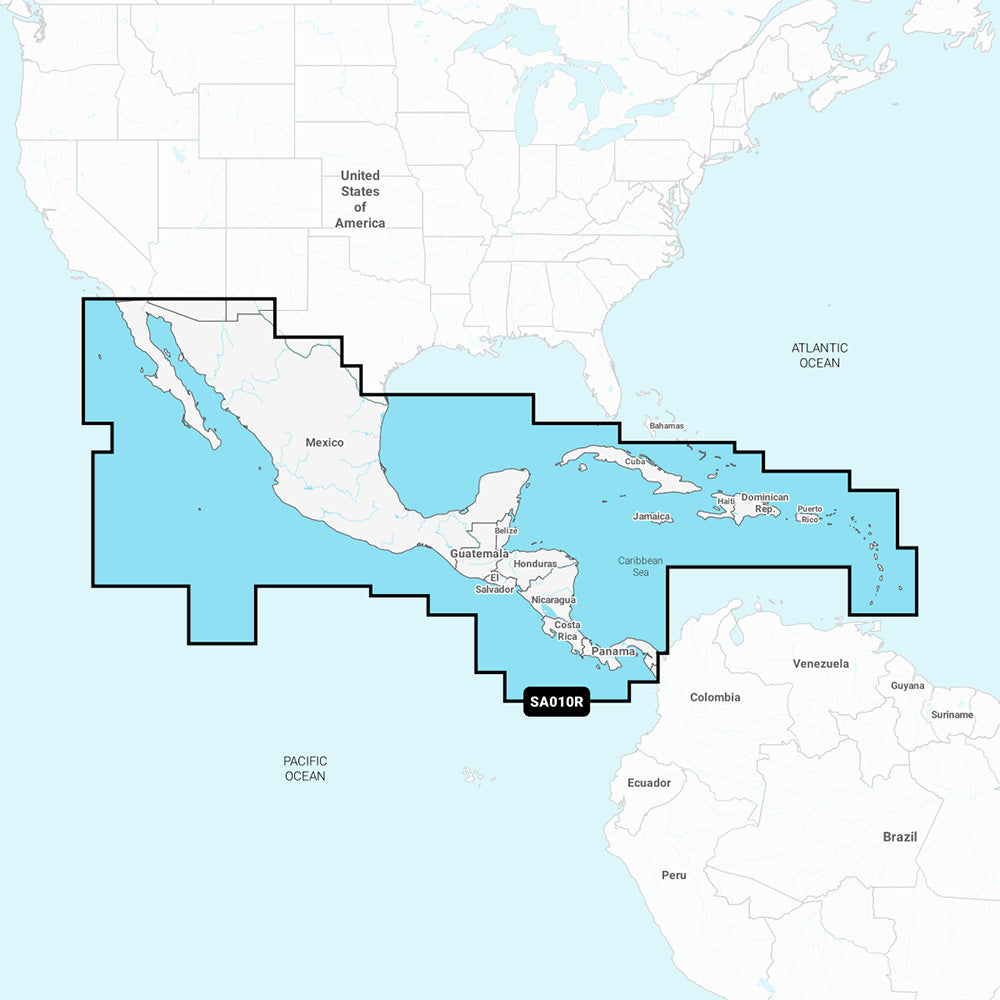 Navionics Nasa010R - Central America &Amp; Caribbean - Navionics+,WBEEAB0CWYWWLK4