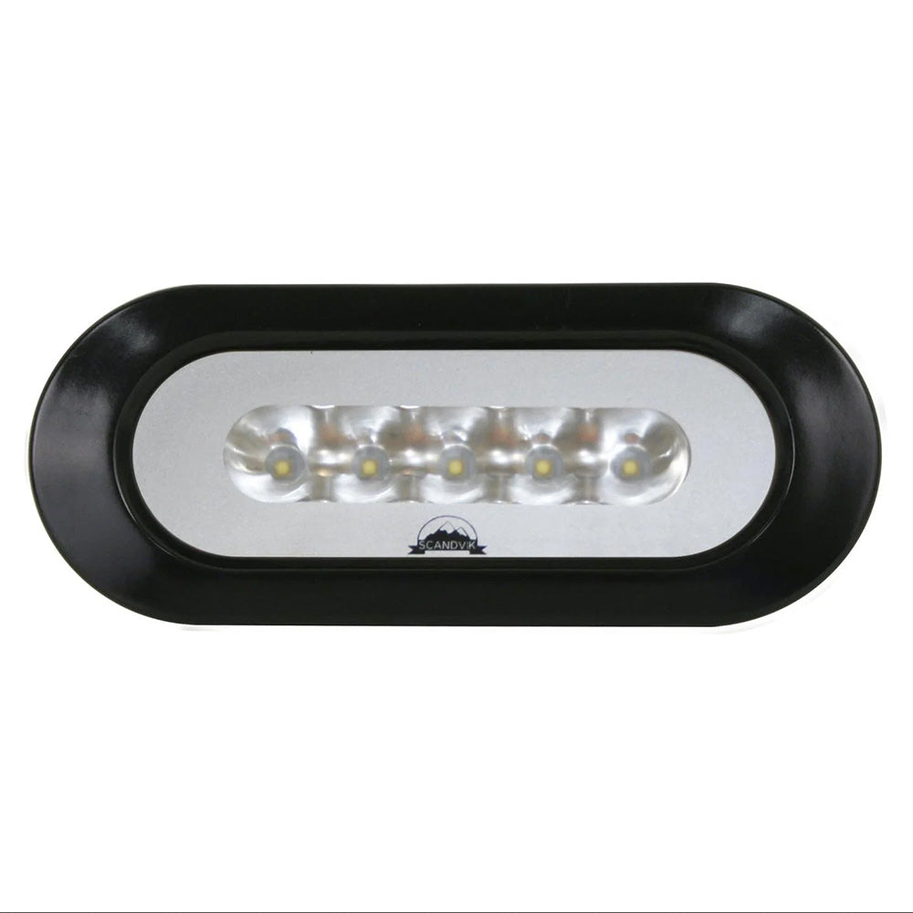 Scandvik Flush Mount Spreader Light - Black,WBEEAB092B2XJQ8
