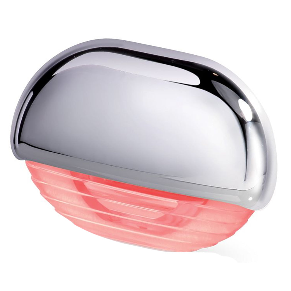 Hella Marine Easy Fit Step Lamp - Red W/Chrome Cap,WBHOMB0848G4YQN