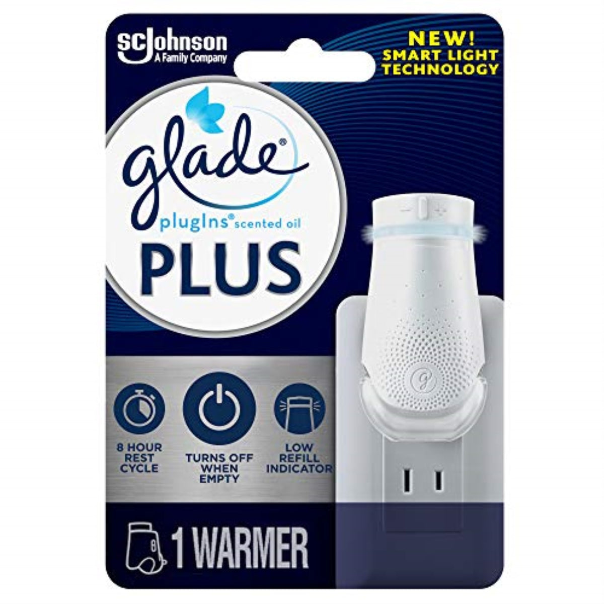 1024125 Air Frsnr Oil Warmr Hldr Glade Plug Ins None Scent Air Freshener Oil Warmer 1 Oz Liquid (Pack Of 5)