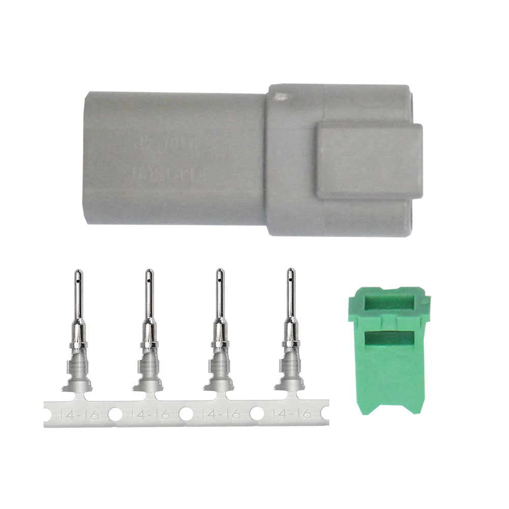 Pacer Dt Deutsch Receptacle Repair Kit - 14-18 Awg (4 Position),WBAUVB0D7RWP1LN