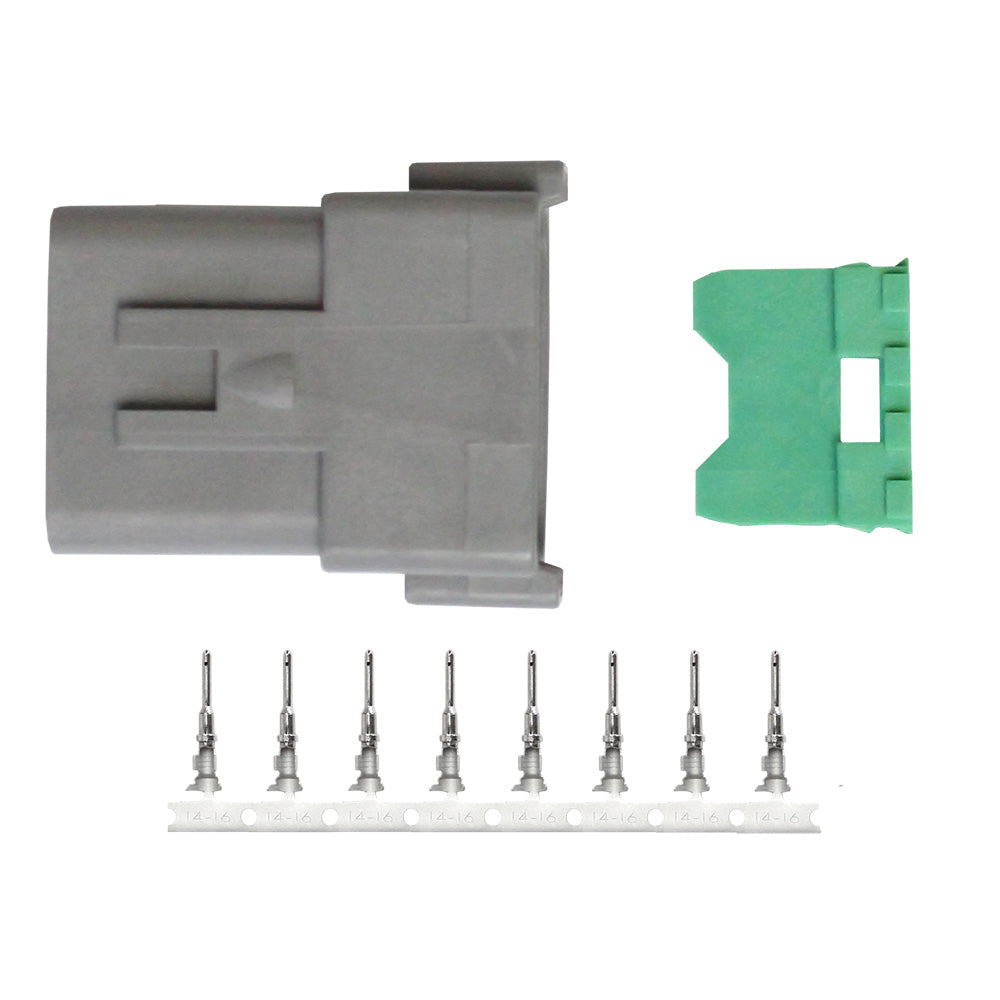 Pacer Dt Deutsch Receptacle Repair Kit - 14-18 Awg (8 Position),WBAUVB0D7RBVH2J