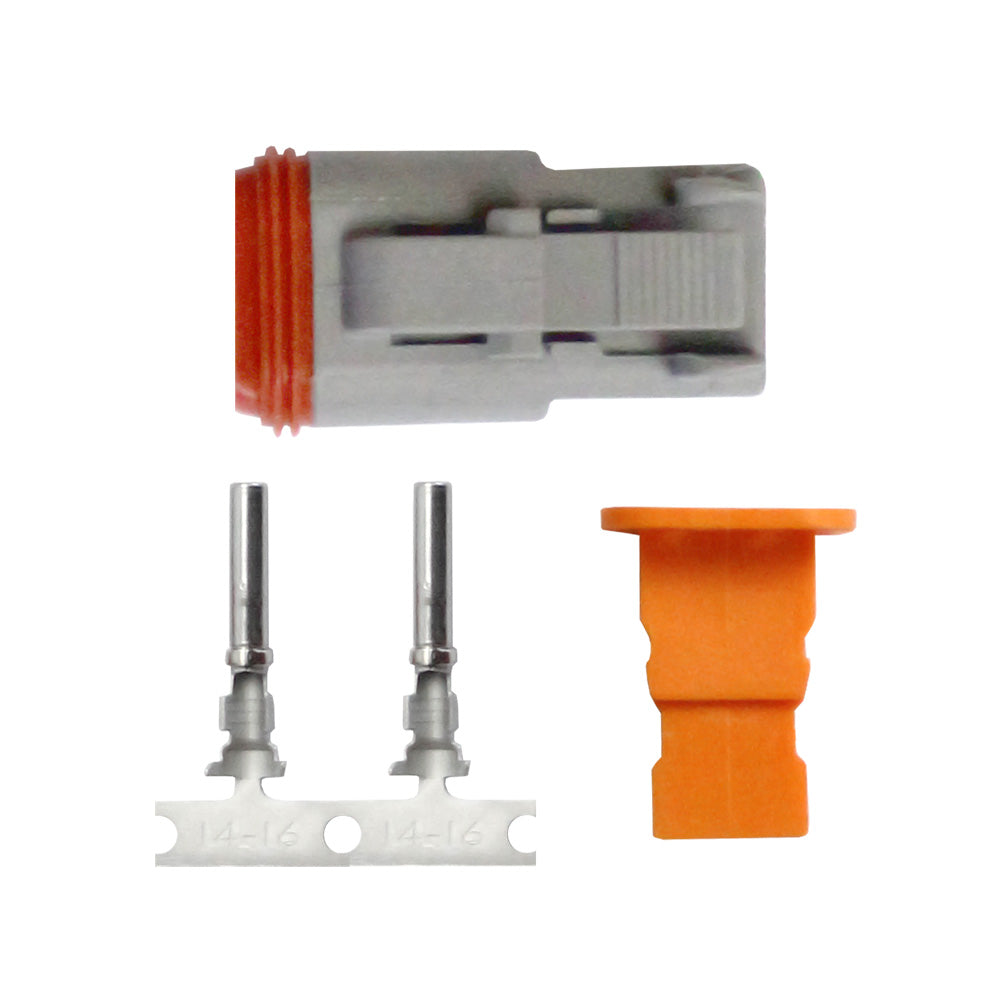 Pacer Dt Deutsch Plug Repair Kit - 14-18 Awg (2 Position),WBAUVB0D7RV9KWW