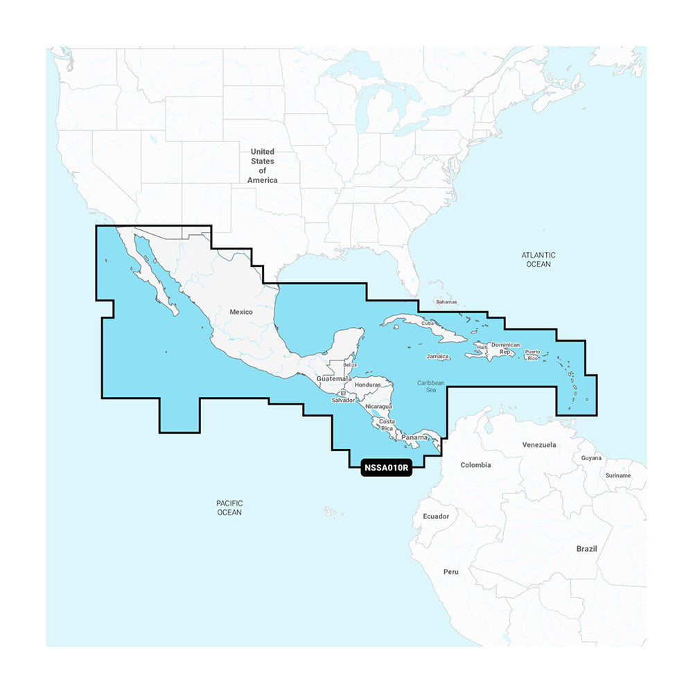 Garmin Navionics+&Trade; Nssa010R Central America &Amp; Caribbean,WBEEAA001346840