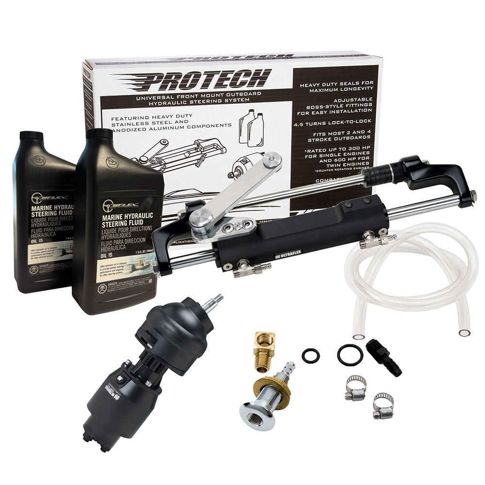 Uflex Protech 2.1 Front Mount Tilt Ob Hydraulic System - Includes Up28T Helm Pump, Oil, Uc128Ts-2 Cylinder, &Amp; X52 Tilt - No ,WBAUVA001346874