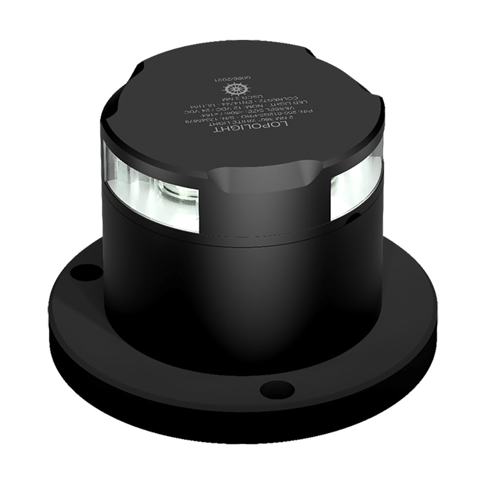 Lopolight 2Nm 360&Deg; Anchor Light Pro - Black Anodized - White Light,WBAUVA001346876