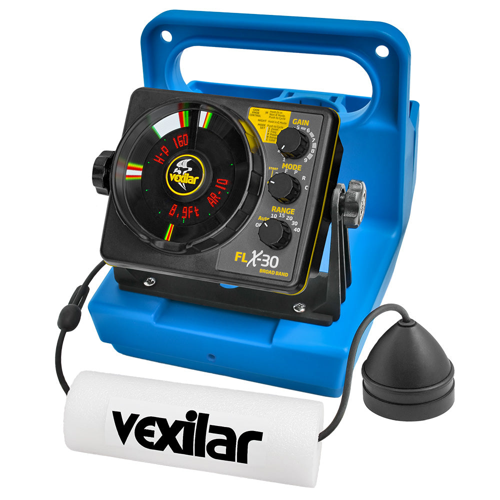 Vexilar Flx-30 Genz Pack W/Broad Band Ice Ducer &Amp; Vexilar Lithium Battery,WBEEAA001346882
