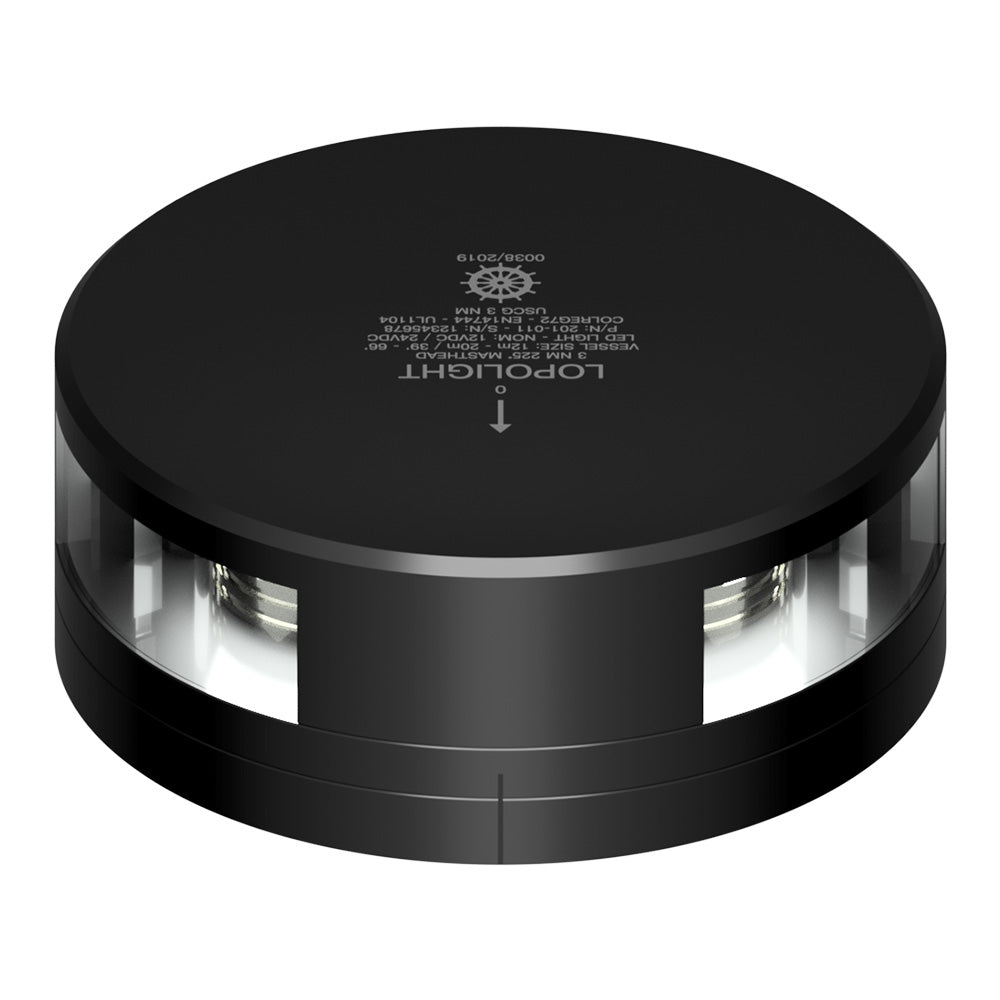 Lopolight Masthead Light - 3Nm - Black Housing W/Fb Base,WBAUVA001346901