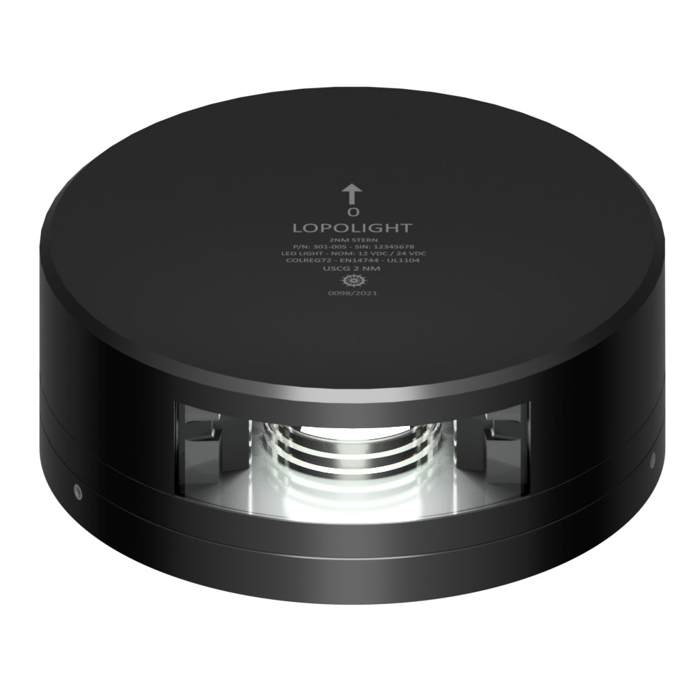 Lopolight Stern Light - 2Nm - Black Housing W/Fb Base,WBAUVA001346909