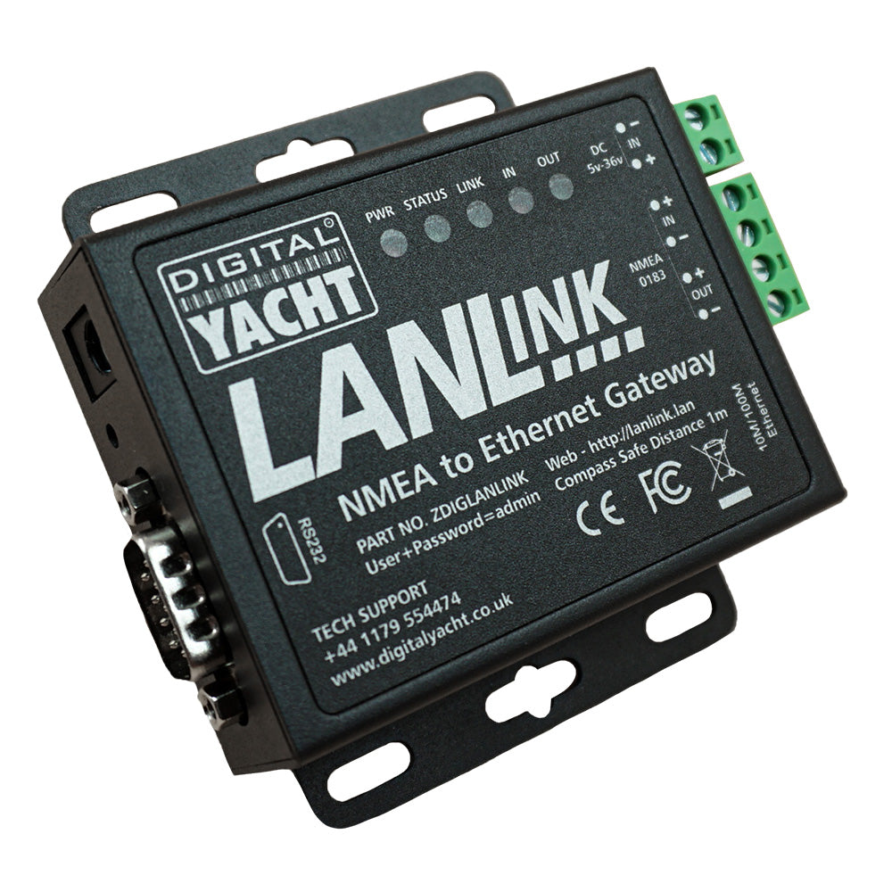 Digital Yacht Lanlink Nmea 0183 To Ethernet Gateway,WBAUVB0D7RPL68Q