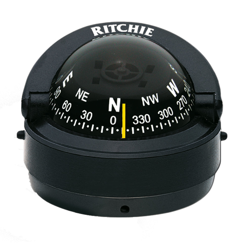 Ritchie S-53 Explorer Compass - Surface Mount - Black,WBEEAA001341466