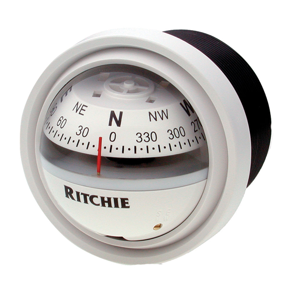 Ritchie V-57W.2 Explorer Compass - Dash Mount - White,WBEEAA001341467