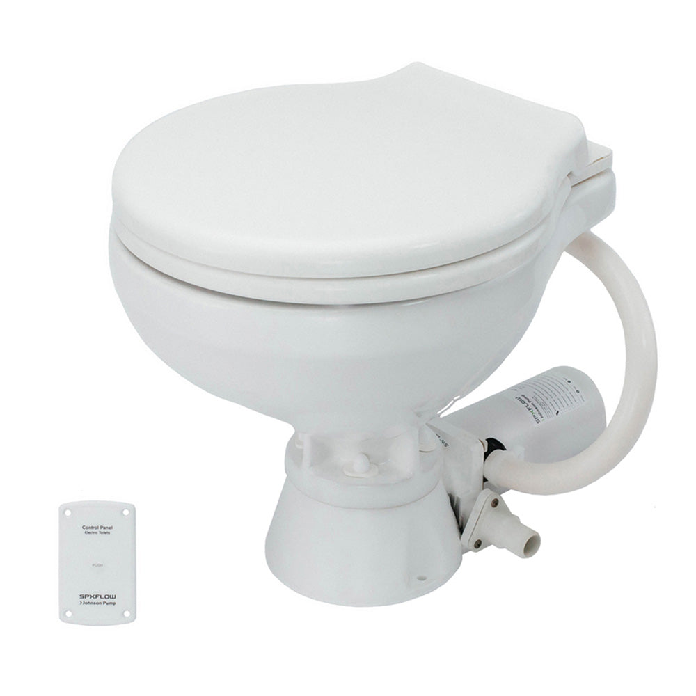 Johnson Pump Standard Electric Toilet - Compact Macerator Style - 24V,WBHDWA001346938
