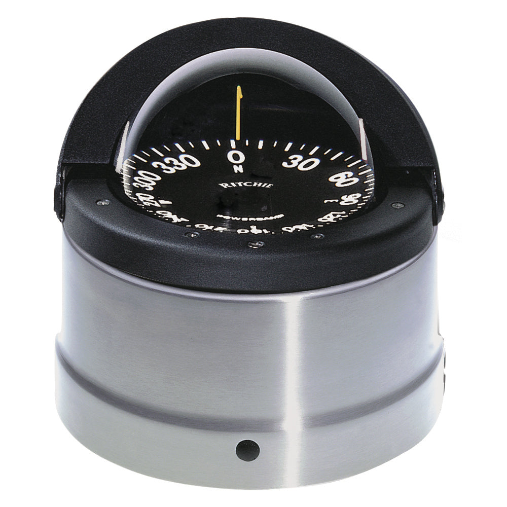 Ritchie Dnp-200 Navigator Compass - Binnacle Mount - Polished Stainless Steel/Black,WBEEAA001341476