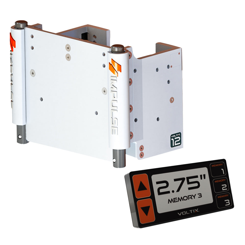 Impulse 12'' Set Back Electric Jack Plate W/Smart Control - White Cerakote,WBAUVA001346978