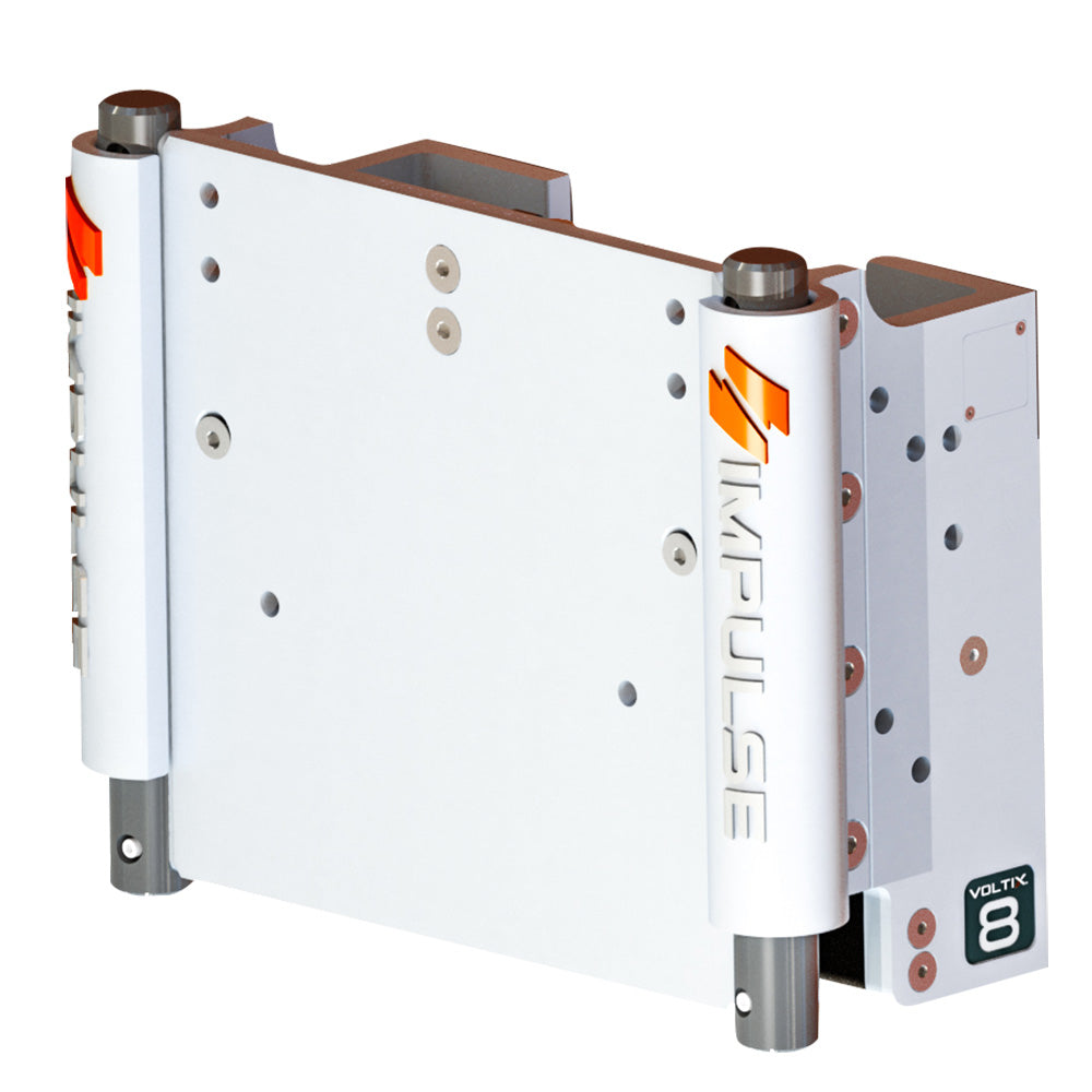 Impulse Xl 8'' Set Back Electric Jack Plate W/Standard Control - White Cerakote,WBAUVA001346997