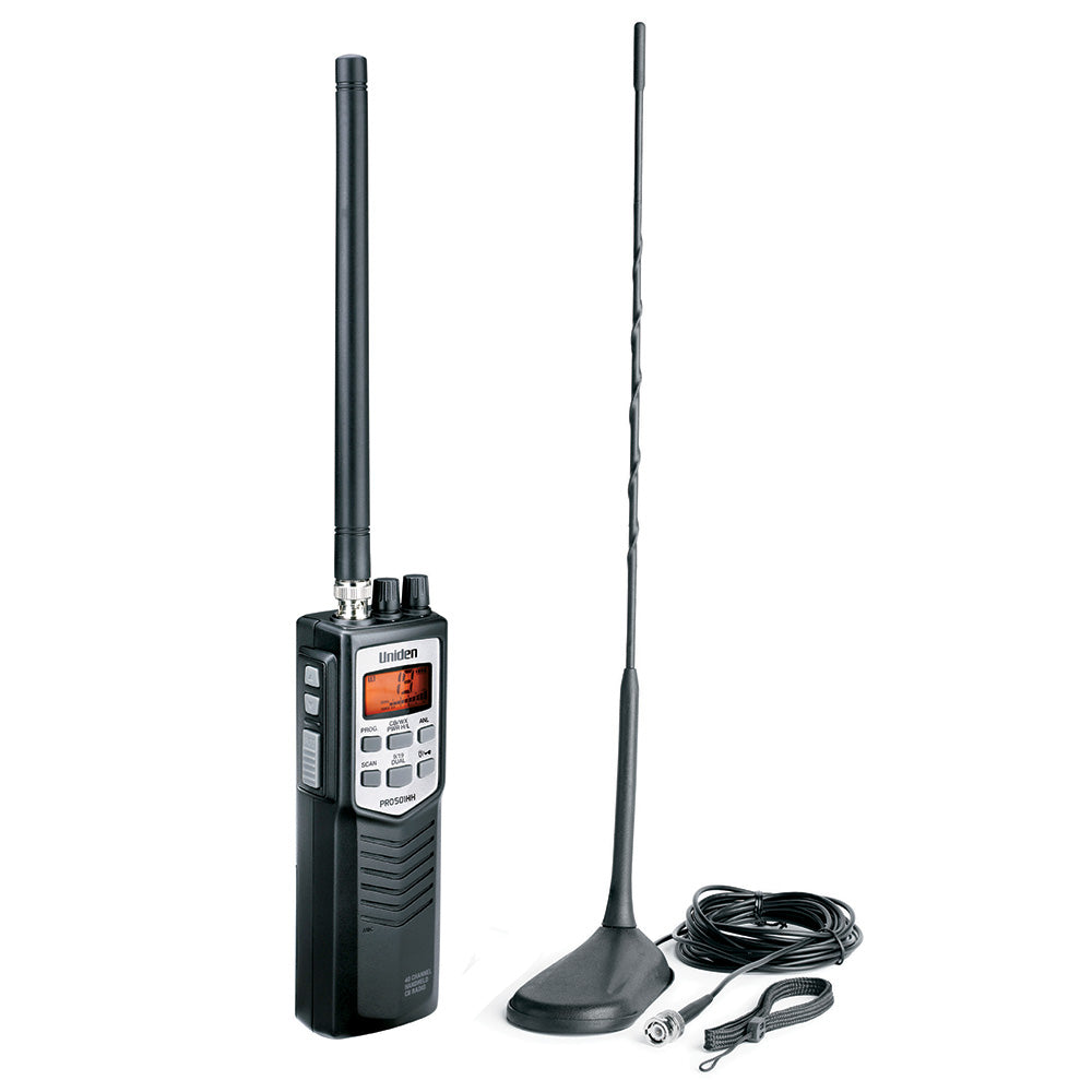 Uniden Pro501Tk Handheld Cb Radio W/High Gain Magnetic Mount Antenna,WBEEAB086XMVBLN