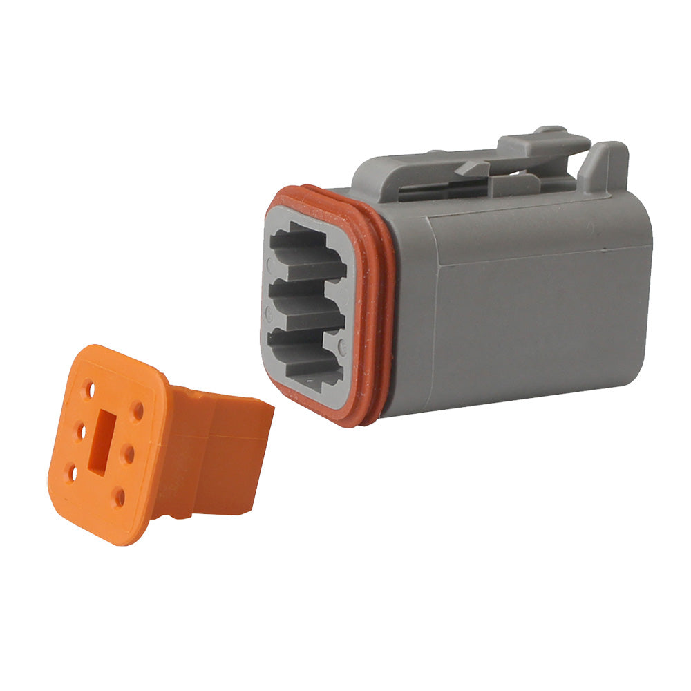 Pacer Deutsch Dt Plug &Amp; Wedge Lock Kit - 6 Position - 5 Pack,WBAUVA001347103