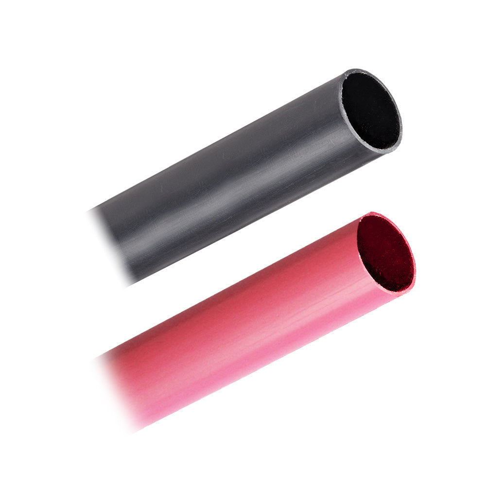 Pacer Battery Cable Heavy Wall Heat Shrink Tubing - 3/4'' X 3'' - Black/Red (2-Pieces Combo Pack),WBHDWA001347124