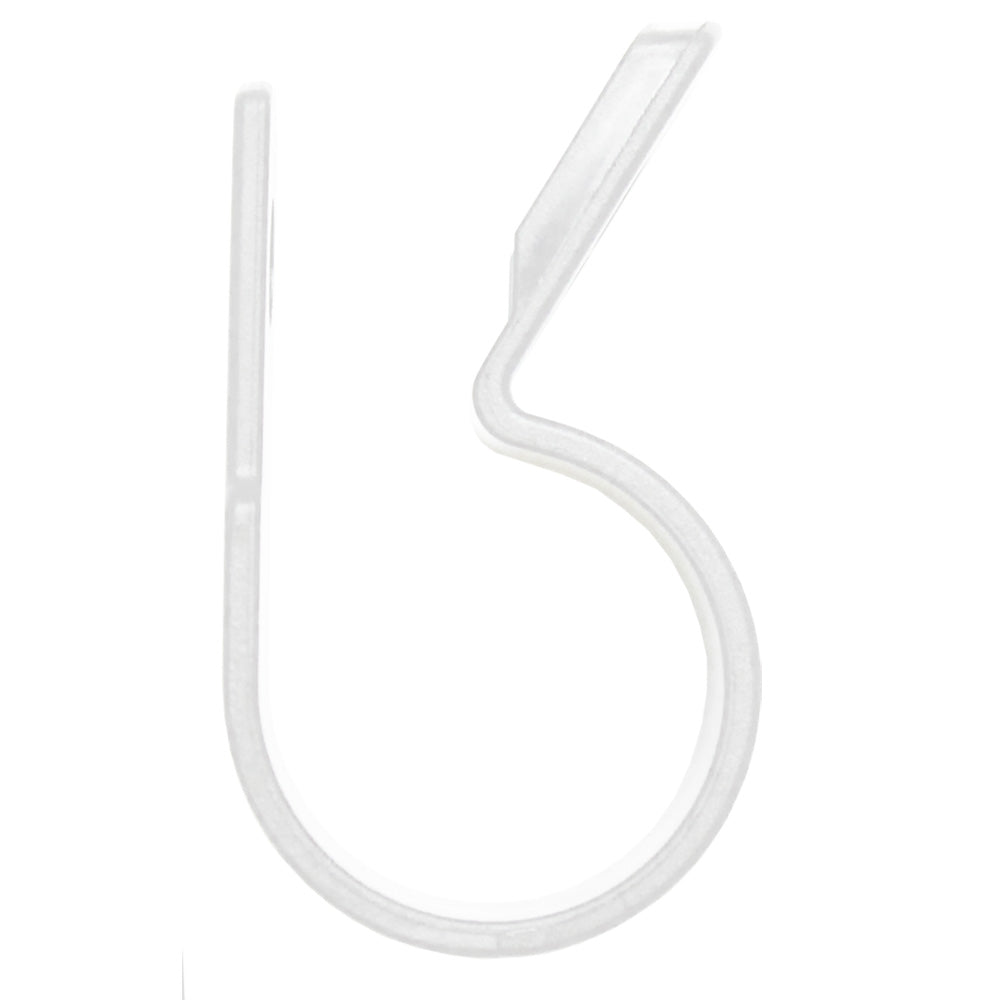 Pacer Nylon C-Clamps - 3/16'' - Natural Color - 25 Pack,WBHDWA001347148