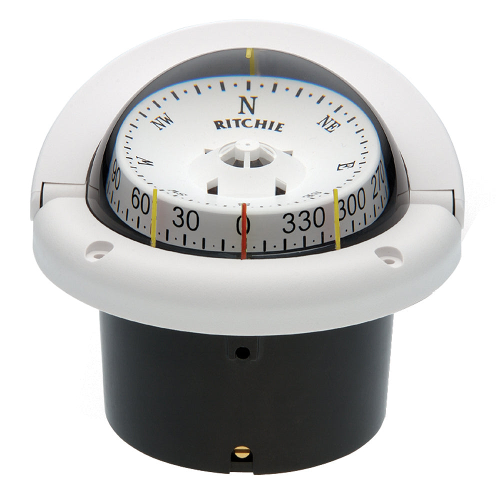 Ritchie Hf-743W Helmsman Compass - Flush Mount - White,WBEEAA001341481