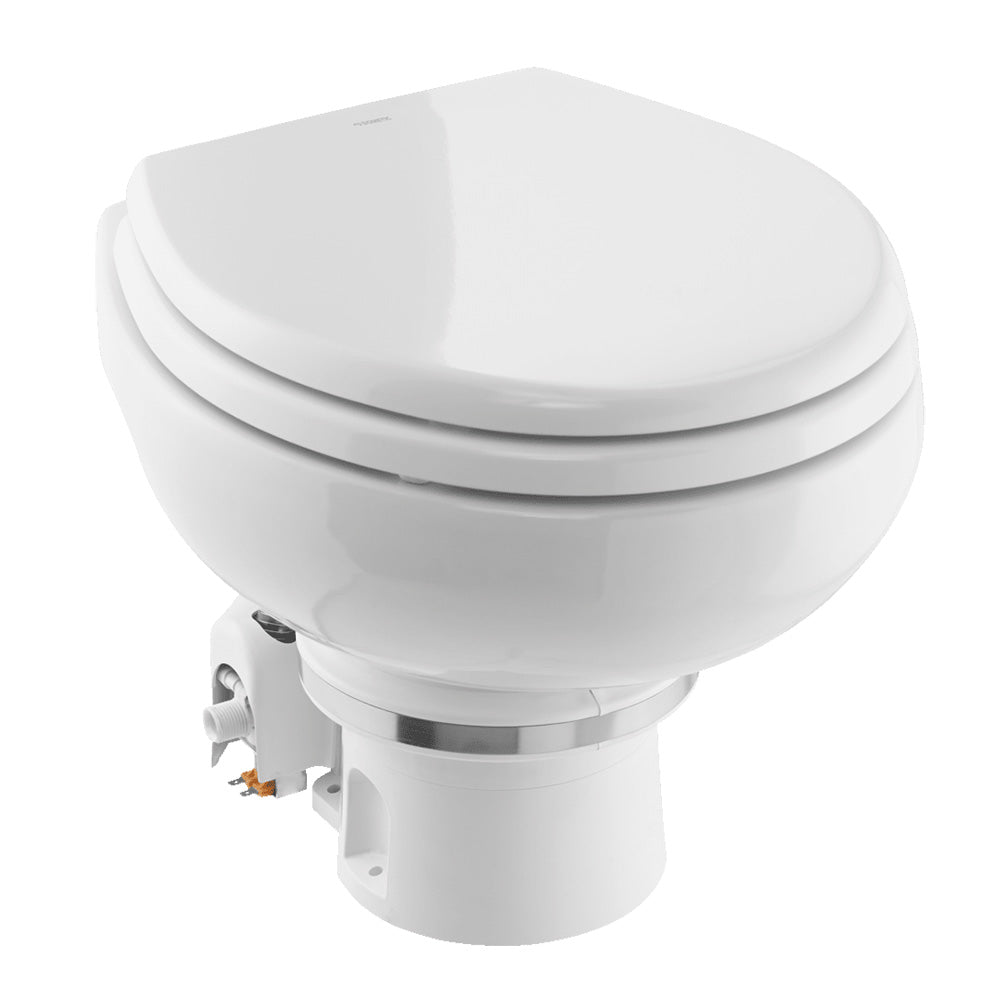 Dometic Masterflush Mf 7120 - White - Electric Macerating Toilet W/Orbit Base &Amp; Slow Close Seat - Freshwater - 12V,WBHDWA001347282