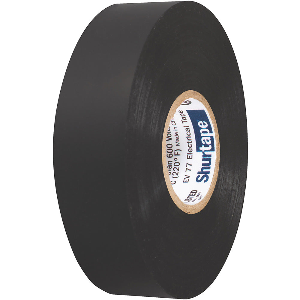 Shurtape Ev 077B Professional Grade Black Electrical Tape F/Insulating &Amp; Splicing - 3/4'' X 66' - 10-Pack,WBHDWB0CK9LFQSX