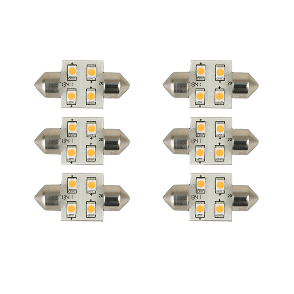 Scandvik 41160 Bulb Warm White *6-Pack,WBAUVA001347321
