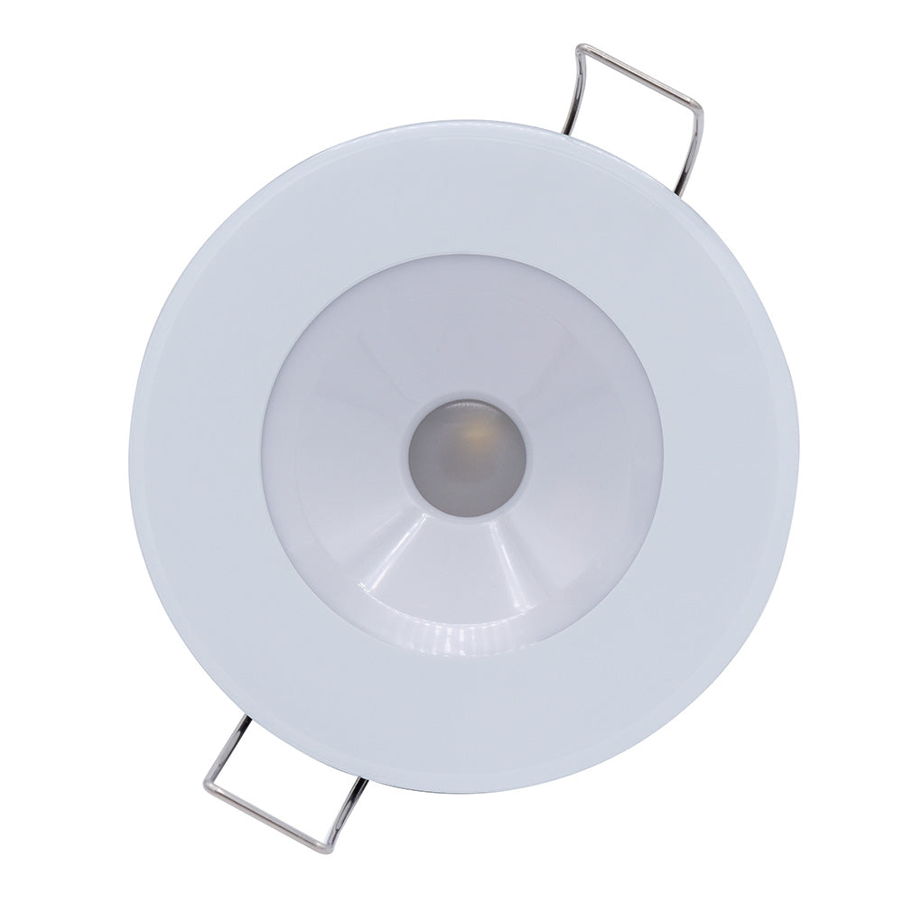 Lumitec Illusion Flush Mount Led Down Light - Spectrum Rgbw - Cool White - White Housing,WBAUVB0FB379HX6