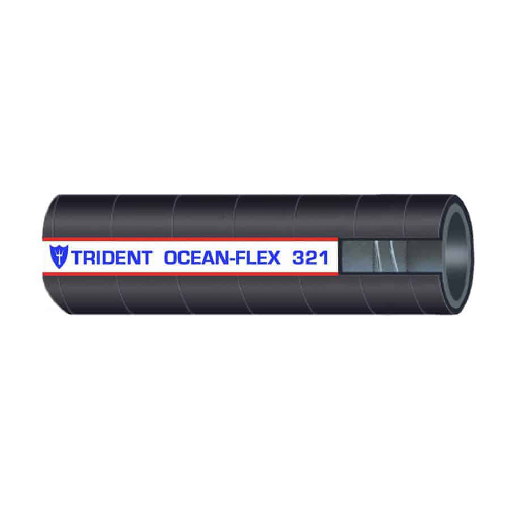Trident Marine 2-1/2'' X 25' Ocean-Flex Multipurpose Hose,WBHDWA001347423