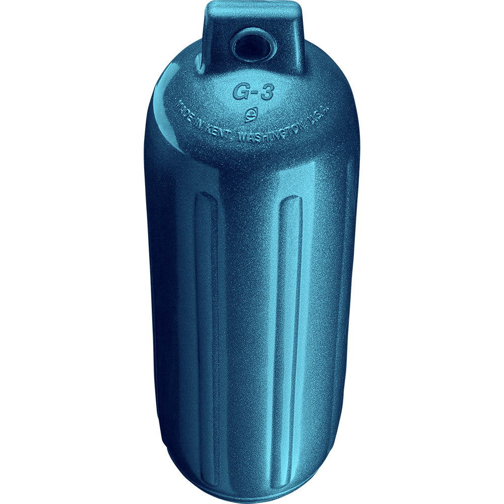 Polyform G-3 Twin Eye Fender 5.5'' X 19'' - Metallic Blue,WBAUVA001347502