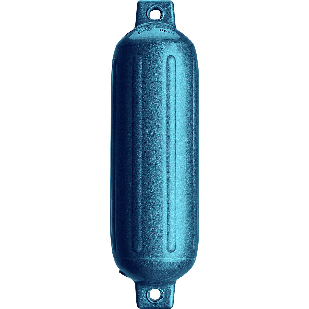 Polyform G-3 Twin Eye Fender 5.5'' X 19'' - Metallic Blue,WBAUVA001347502
