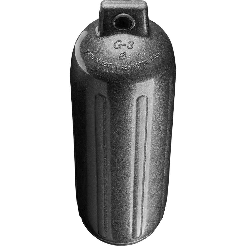 Polyform G-3 Twin Eye Fender 5.5'' X 19'' - Metallic Graphite,WBAUVA001347503