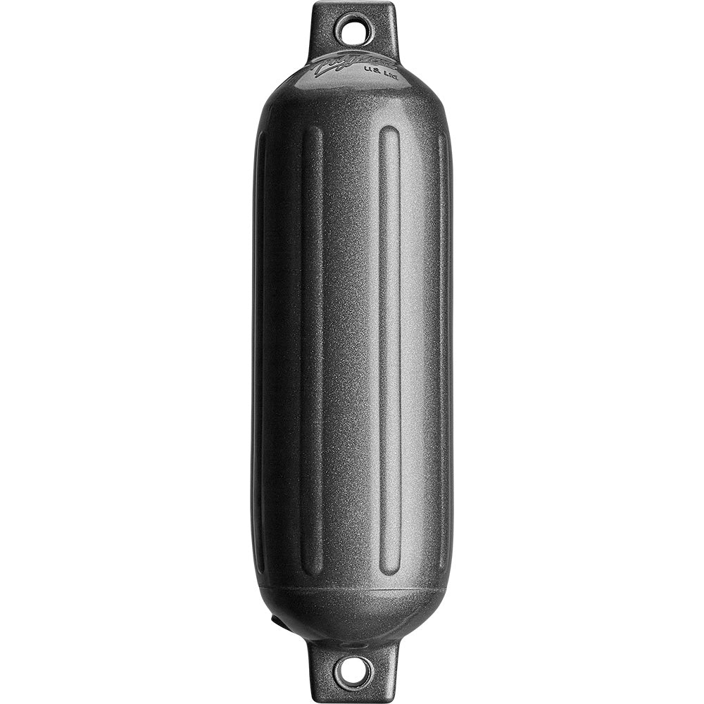 Polyform G-3 Twin Eye Fender 5.5'' X 19'' - Metallic Graphite,WBAUVA001347503