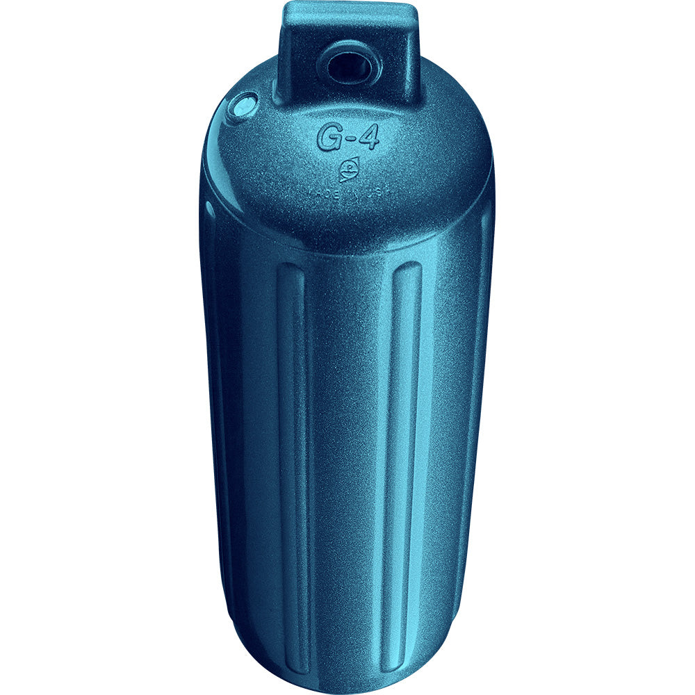 Polyform G-4 Twin Eye Fender 6.5'' X 22'' - Metallic Blue,WBAUVA001347505