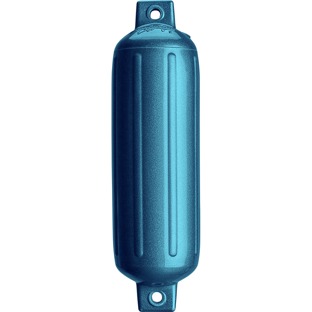 Polyform G-4 Twin Eye Fender 6.5'' X 22'' - Metallic Blue,WBAUVA001347505