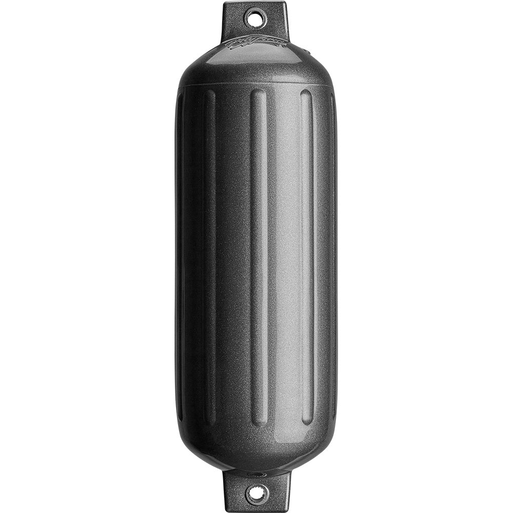 Polyform G-5 Twin Eye Fender 8.8'' X 26.8'' - Metallic Graphite,WBAUVA001347509