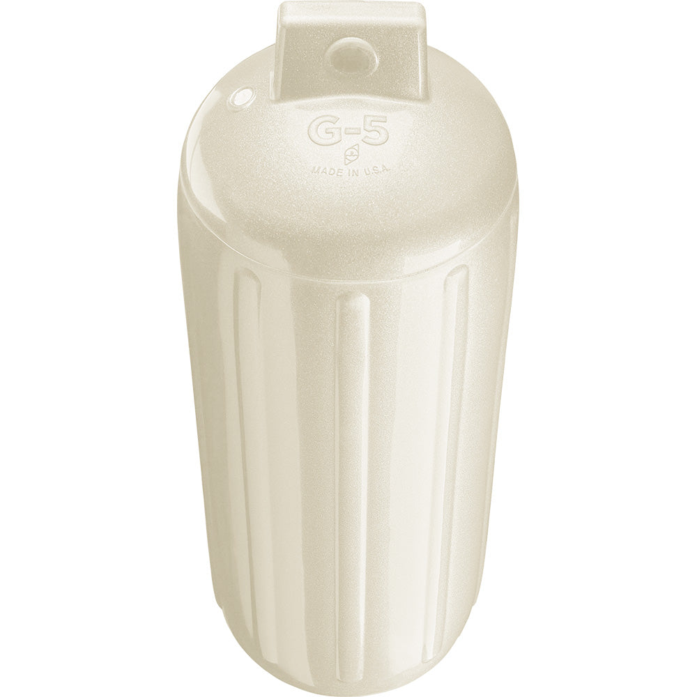 Polyform G-5 Twin Eye Fender 8.8'' X 26.8'' - Metallic White,WBAUVA001347510