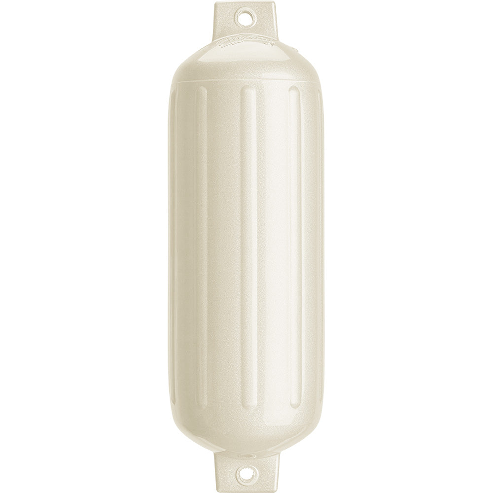 Polyform G-5 Twin Eye Fender 8.8'' X 26.8'' - Metallic White,WBAUVA001347510