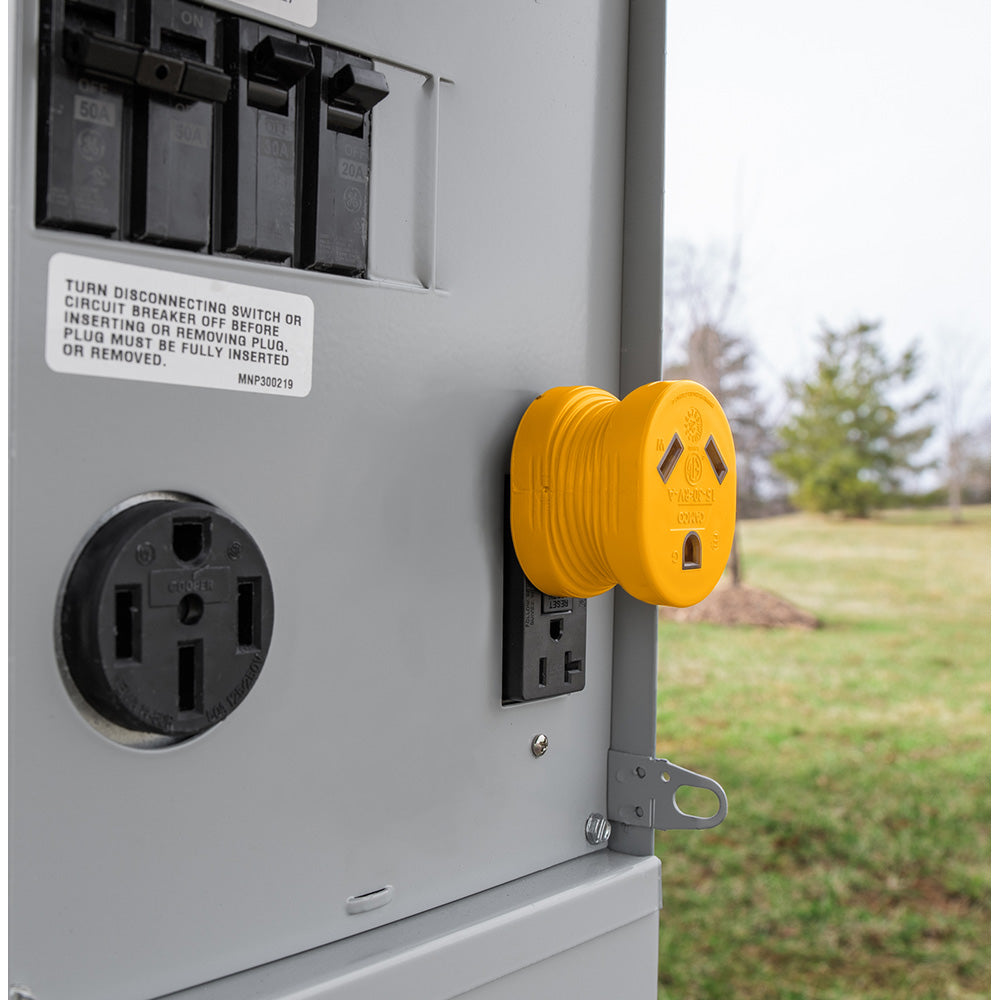 Camco Power Grip Rv Adapter - 15Amp Male/30Amp Female,WBAUVA001347600