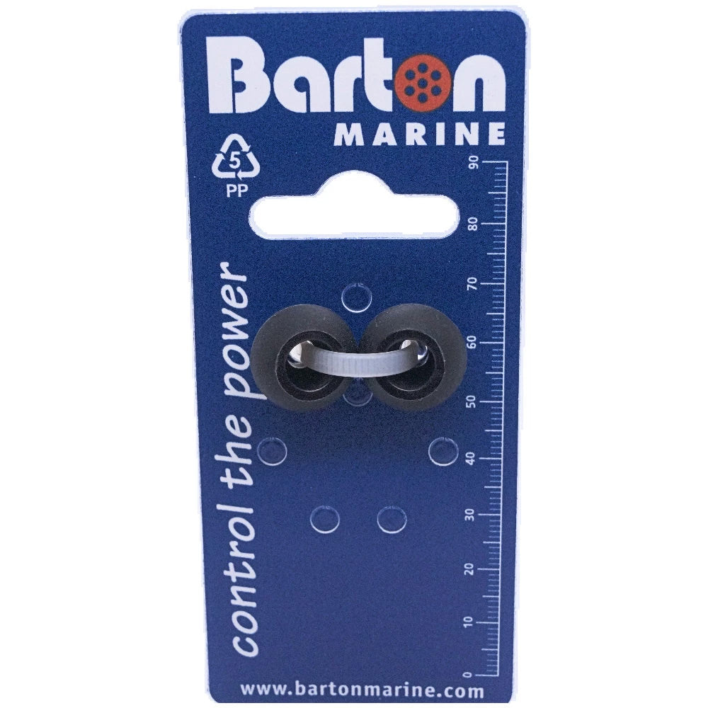 Barton 4Mm Rope Stoppers - Black - Pair,WBAUVA001347664