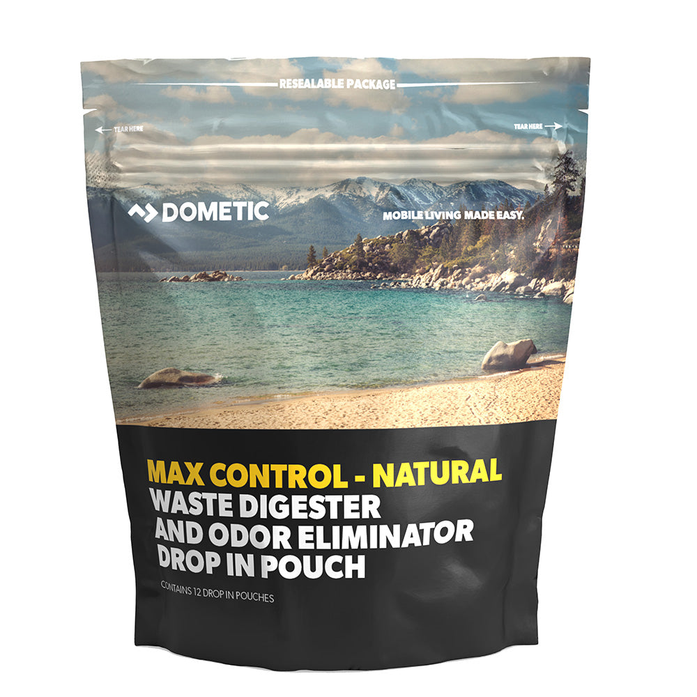 Dometic Max Control Waste Digester &Amp; Odor Eliminator Drop-In Pouch - 12-Pack,WBAUVB0DKV95Y1J